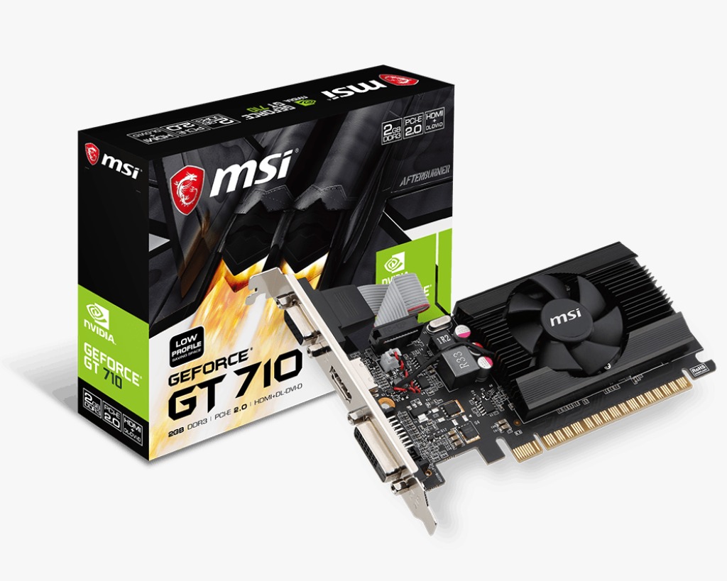 Tarjeta Grafica MSI Geforce Gt 710 2 Gb Ddr3 Pci Express